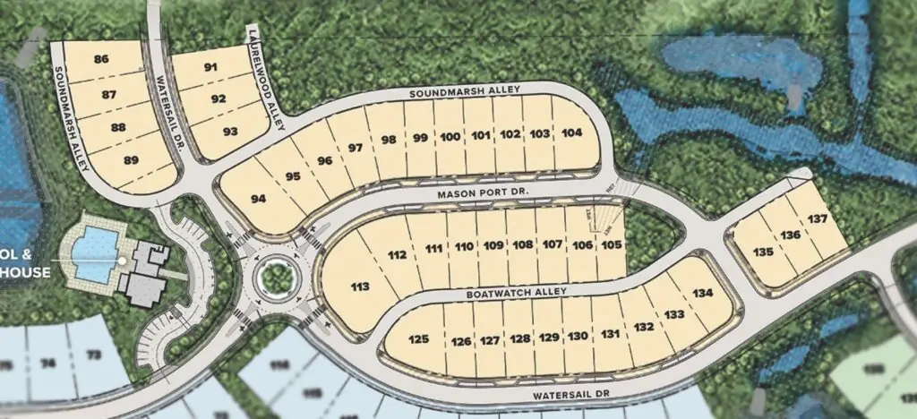 Mason Walk sitemap